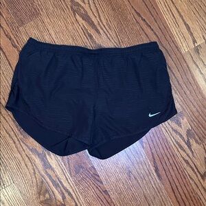 Nike Women's Dri Fit Black Running Shorts, size M
